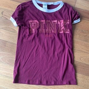 EUC Pink sequin tee